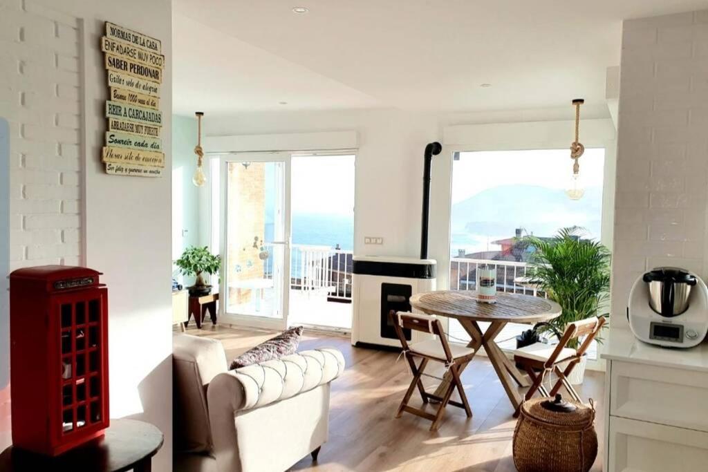 Villa Vistas Al Mar, Urbanizacion Privada Con Piscina De Agua Salada Ajo Extérieur photo